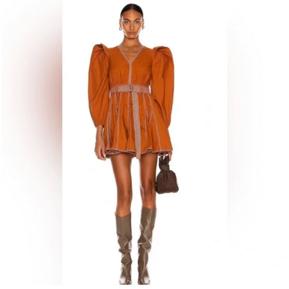 Ulla Johnson Corliss Dress - Burnt Orange